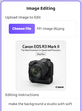 Image editing example 1